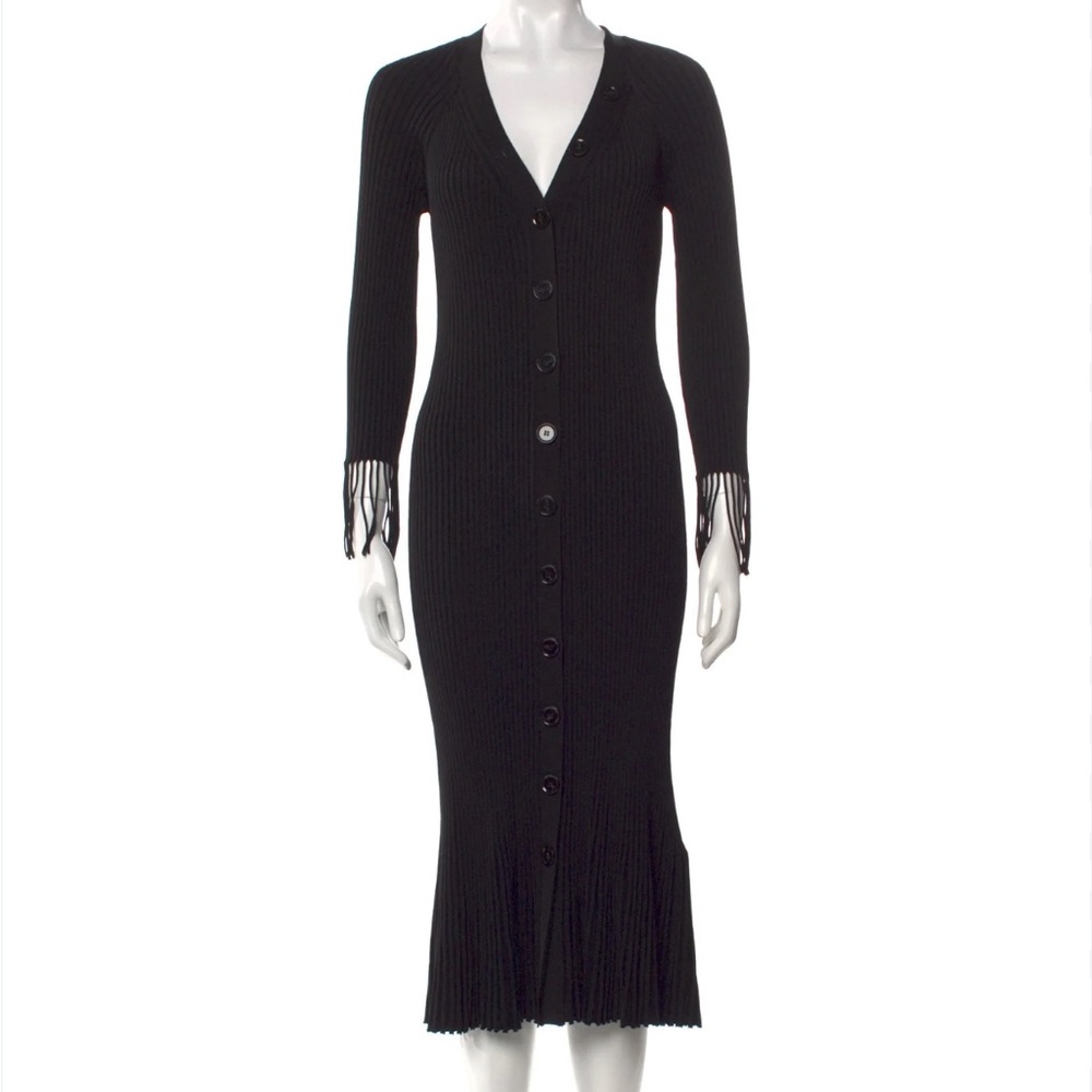 Proenza Schouler Black Long Sleeve Dress